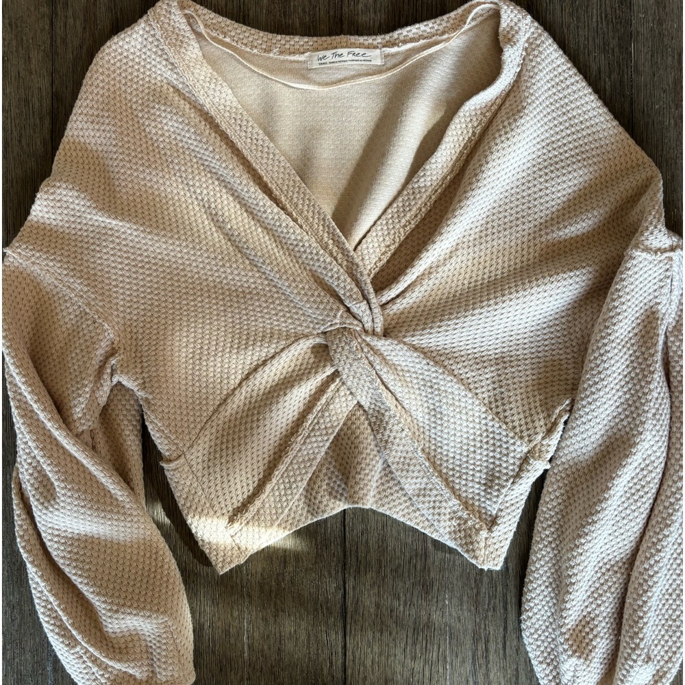We the Free cropped sweater